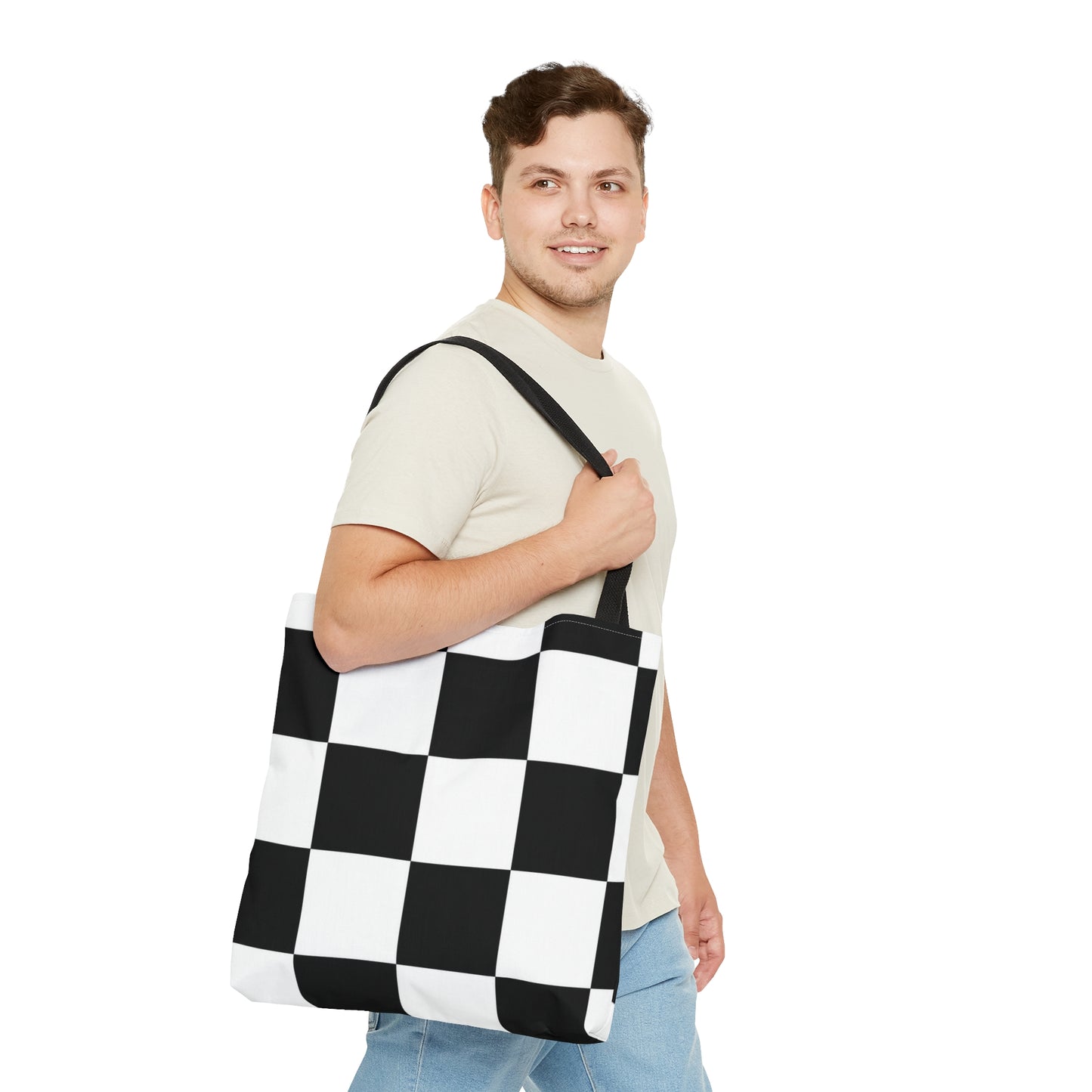 Checkered Tote Bag